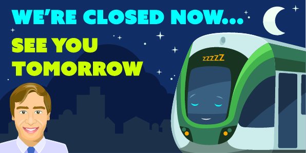 NETTram's tweet photo. This is John signing off for the evening. Have a great weekend everyone π #NETLive https://t.co/hIs2Eotguq