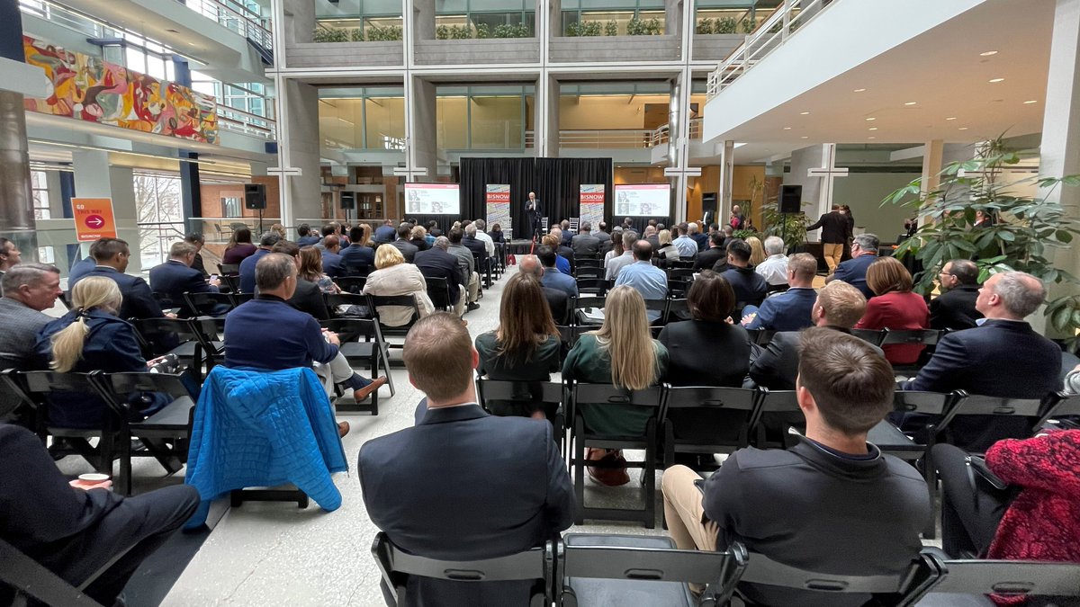 PotterAnderson's tweet photo. Great turnout at the @Bisnow North Delaware State of the Market event yesterday. Great #CRE insights from the panel moderated by our #RealEstate partner @JoyBarrist https://t.co/J3PmOWRdJB https://t.co/v6OyIaALYp