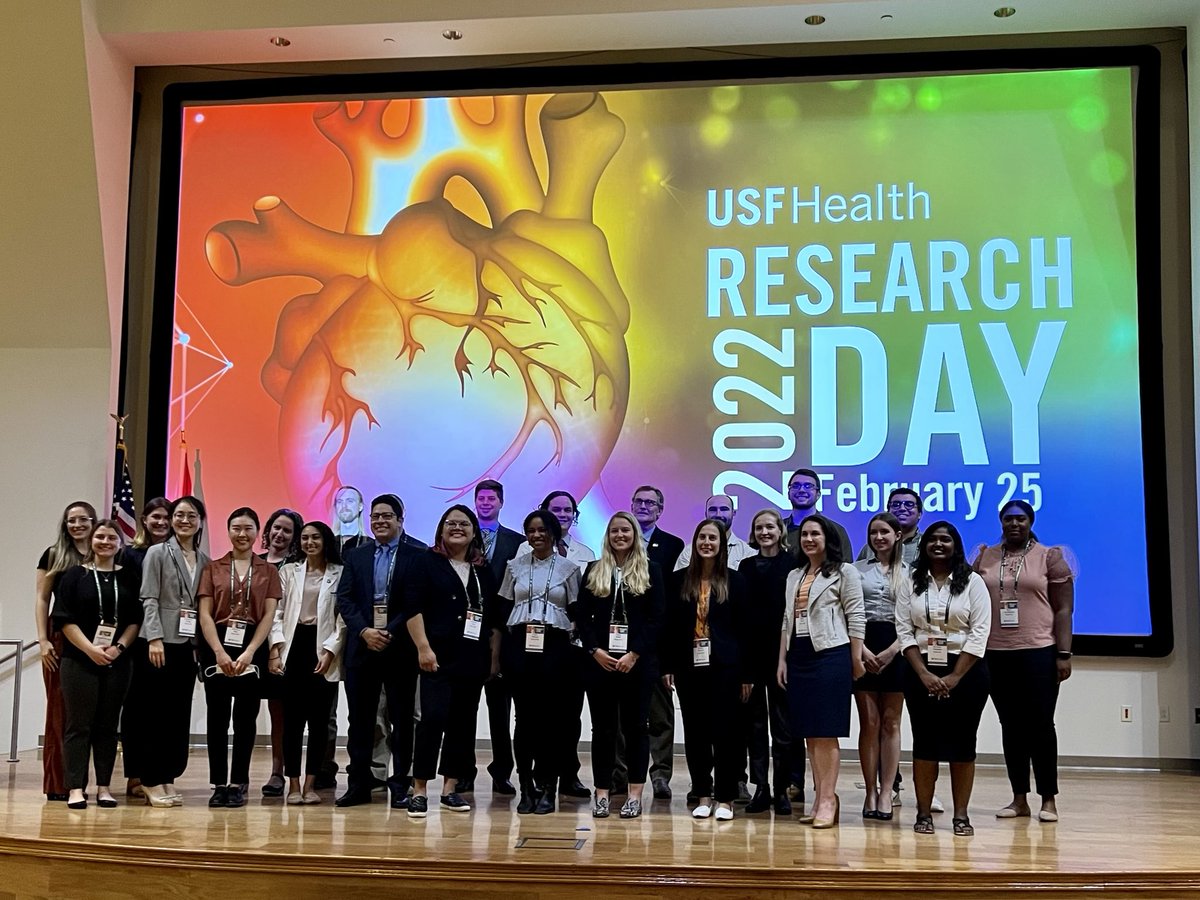 USFHealth's tweet photo. Congratulations to all our award winners who earned recognition at today’s #USFHealth Research Day for presenting the university’s best in health sciences research! 🔬👏 #MakingLifeBetter https://t.co/JLyCFkKxwt