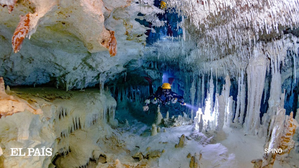 🚆El Tren Maya se construye sobre el mayor sistema de cuevas sumergidas del mundo

Expertos rechazan el último cambio en la ruta entre Cancún y Tulum, que pasará por una zona repleta de cavernas y cenotes

🖋 <a href="/tdemigueles/">Teresa de Miguel</a> 
🧵HILO [1/10]

🔗bit.ly/3smeIG1
