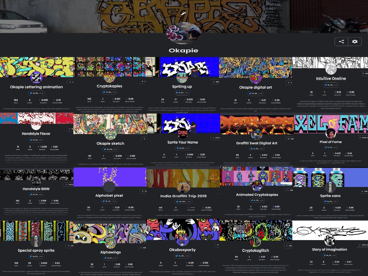 ok_314_'s tweet photo. I am working so hard on my Nft projects every day since 9 months, and I am very glad to see the progression and some sales happened🔥.
Soon 1000 #NFTs  created and 20 #NFTCollection 💯.
I am so motivate, want to Thanks everyone who helped me the #NFTCommumity 🙏💕.
#OpenSeaNFT https://t.co/jB7opWMidS