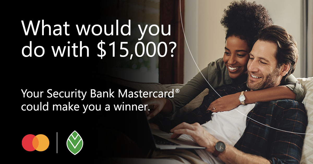 securitybankkc's tweet photo. You could win a $15K statement credit when you use your #SecurityBankKC Mastercard through 3/31/22. No Purch. Nec. Mastercard cardholders before 1/1/22, U.S. res 18+. Ends 3/31/22. Rules: https://t.co/PS67Ya9n0I https://t.co/hWpYqi9PXY