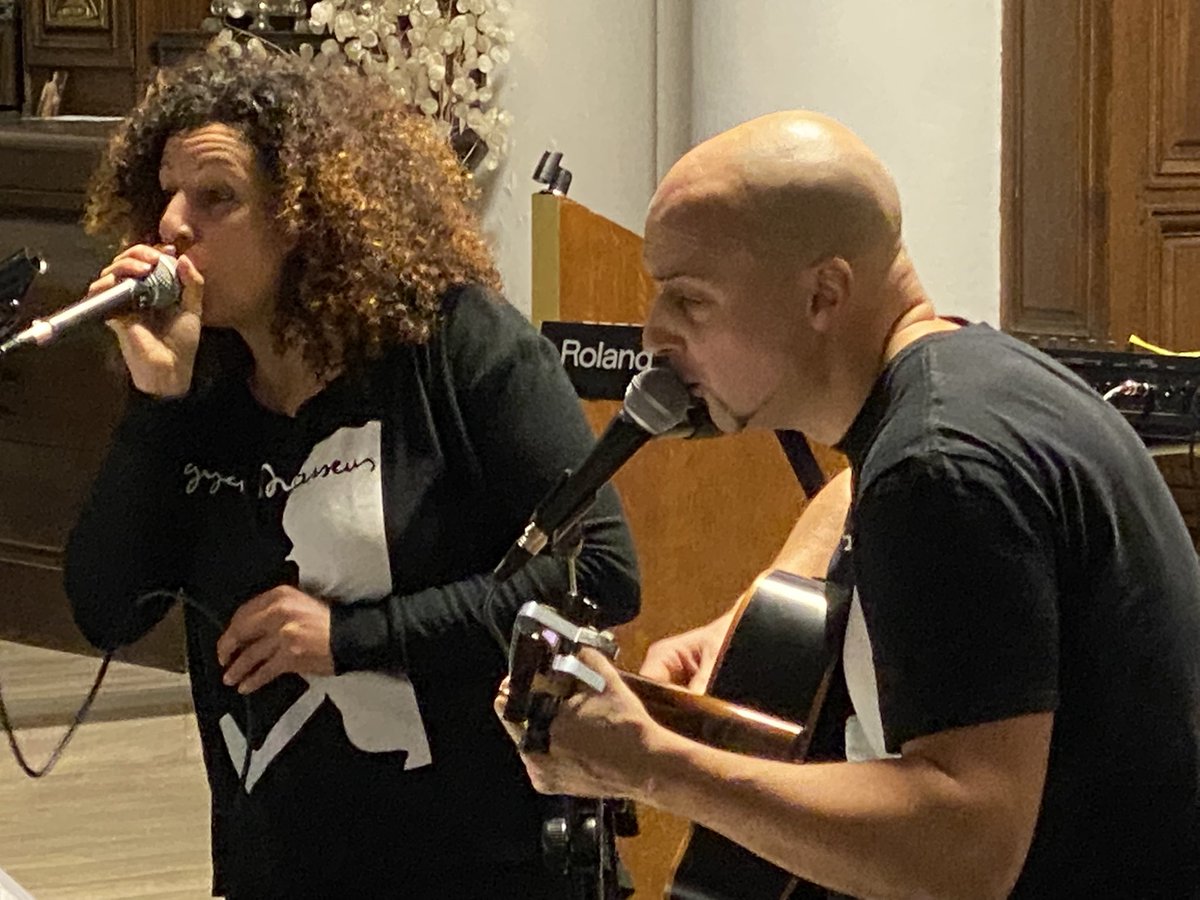 dvmproduction's tweet photo. Tonight, filming and interview during the tribute concert to Georges Brassens. @dvmproduction https://t.co/Z0ba5TNKVX