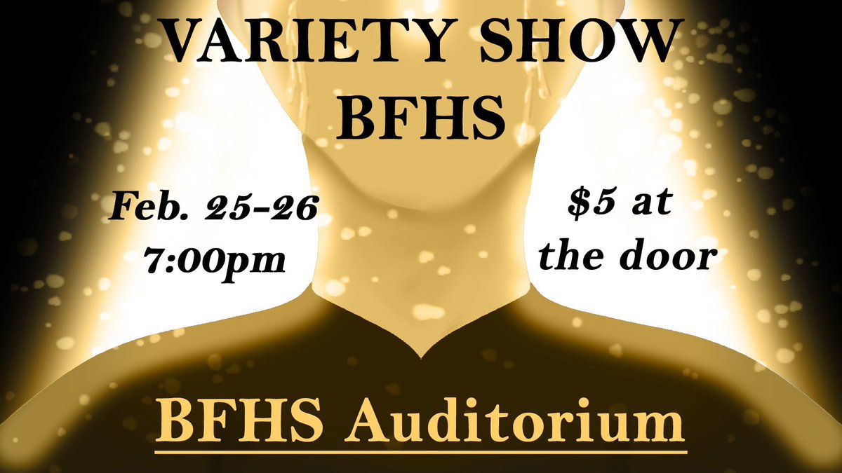 BF_DECA's tweet photo. Come watch the variety show tonight and Saturday at 7!
Treats and Drinks will be served during intermission for a donation.
Come Support your DECA chapter! https://t.co/K1q1OXizwG