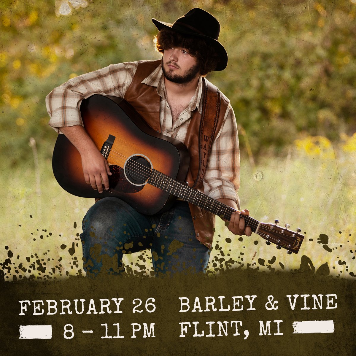 Come hang out at Barley &amp; Vine with me tonight, music starts at 8:00 pm.