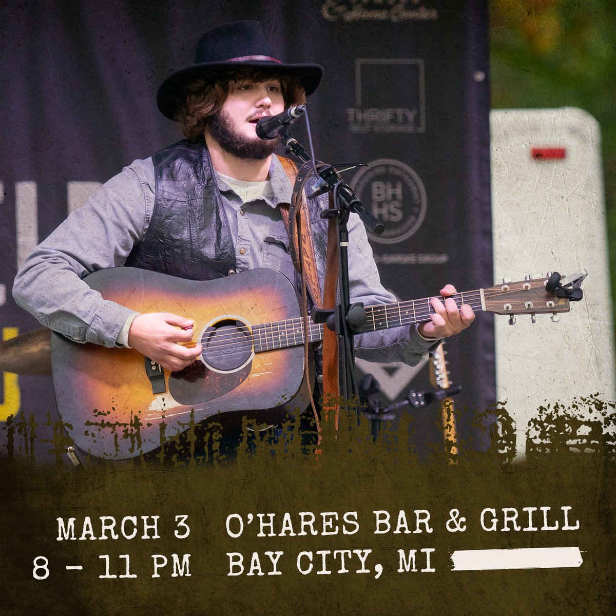I’ll be at O’Hares tonight music starts at 8:00 pm!