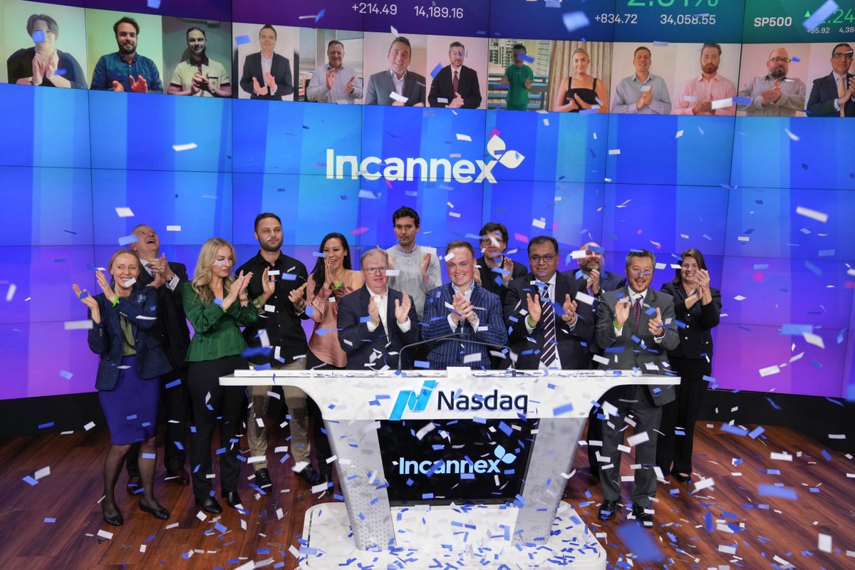 NasdaqExchange's tweet photo. .@ASX_IHL is changing lives through innovation. 

$IXHL is a cannabinoid and psychedelic compound medicine development company creating first-in-class pharmaceutical drugs and therapies for patients with unmet medical needs. https://t.co/dOcks4rhIt