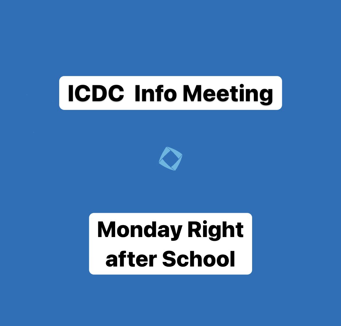 BF_DECA's tweet photo. We will have an informational meeting on Monday 2/28 to discuss ICDC.
Hope to see you there! https://t.co/kn4NclbLaF