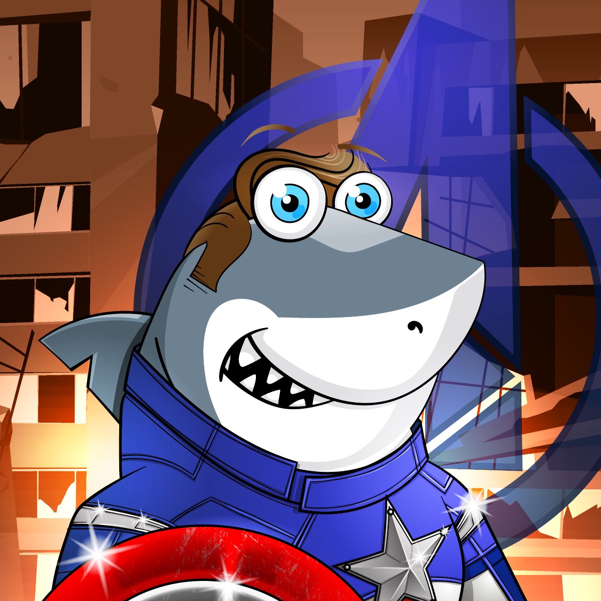 <a href="/SharkBrosNFT/">SharkBros</a> hooked me up with a custom 1/1 Cap-Shark #NFT #Solana #SolNFT #SolanaNFTs