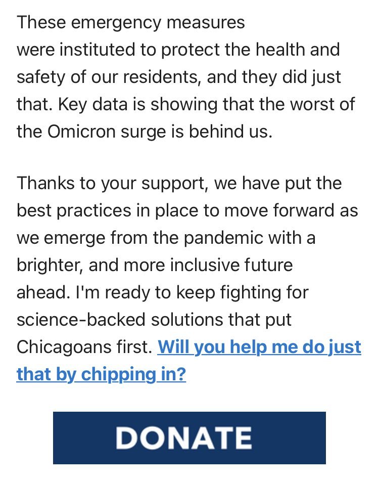 SSideRecycling's tweet photo. .@chicagosmayor is fundraising off her vow to follow the science. Just last week she ignored the scientific findings of the city's consultants @TetraTech and a US federal government agency (#ATSDR) to deny our permit. I guess science only matters when it aligns with the politics. https://t.co/8PWfvmg4qX