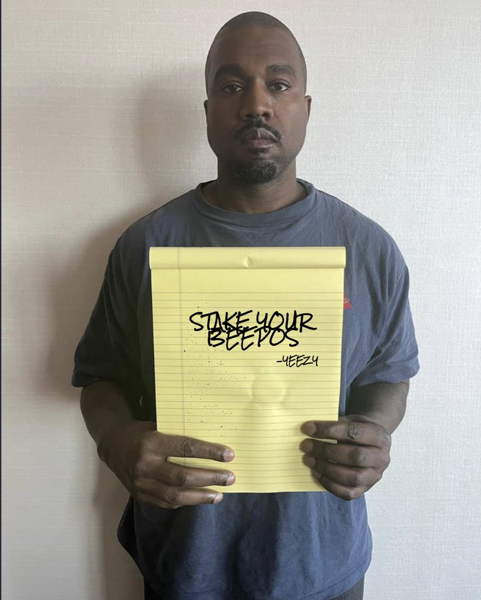 thebeepos's tweet photo. a message from @kanyewest boop! https://t.co/AlUvlPu6A1