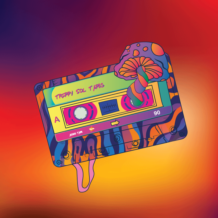 Foreverbearish's tweet photo. Minted @TrippySolTapes rarity #1 &amp; i could not be more excited!!! 

Look how absolutely beautiful this is!

.1 SOL Mint is live!!       777 supply        #SolanaNFT 

https://t.co/H8oASueU3l https://t.co/R6bc4HlWpq