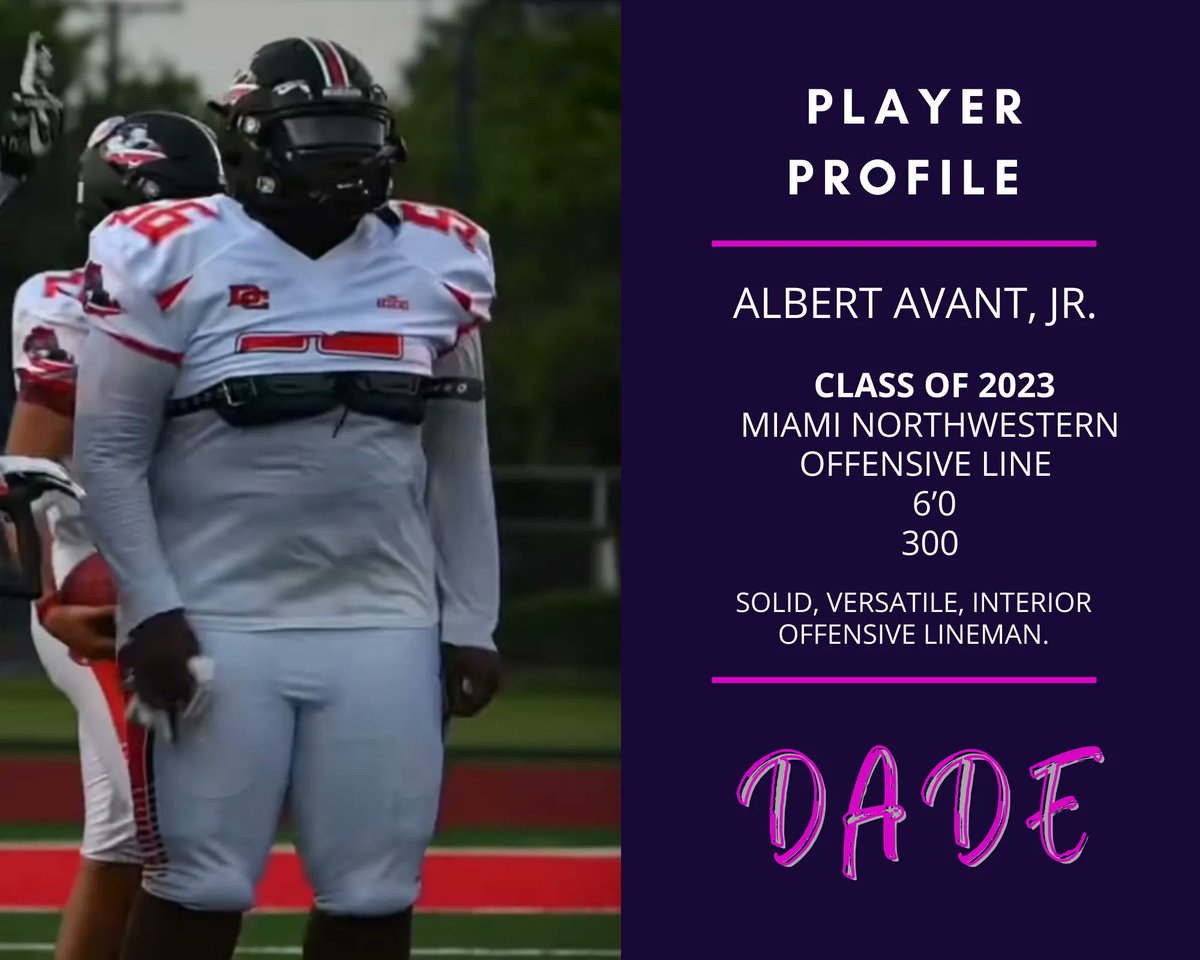 soflarecruiting's tweet photo. @Albertavant2 is a C/O 23 versatile offensive lineman for @mnwbullsfootba1 with experience at both guard and center. He’s a solid interior lineman to look for as a guard for the Bulls this spring and fall.
🎥 https://t.co/eV0zoj990i https://t.co/qKCa8HAjhQ