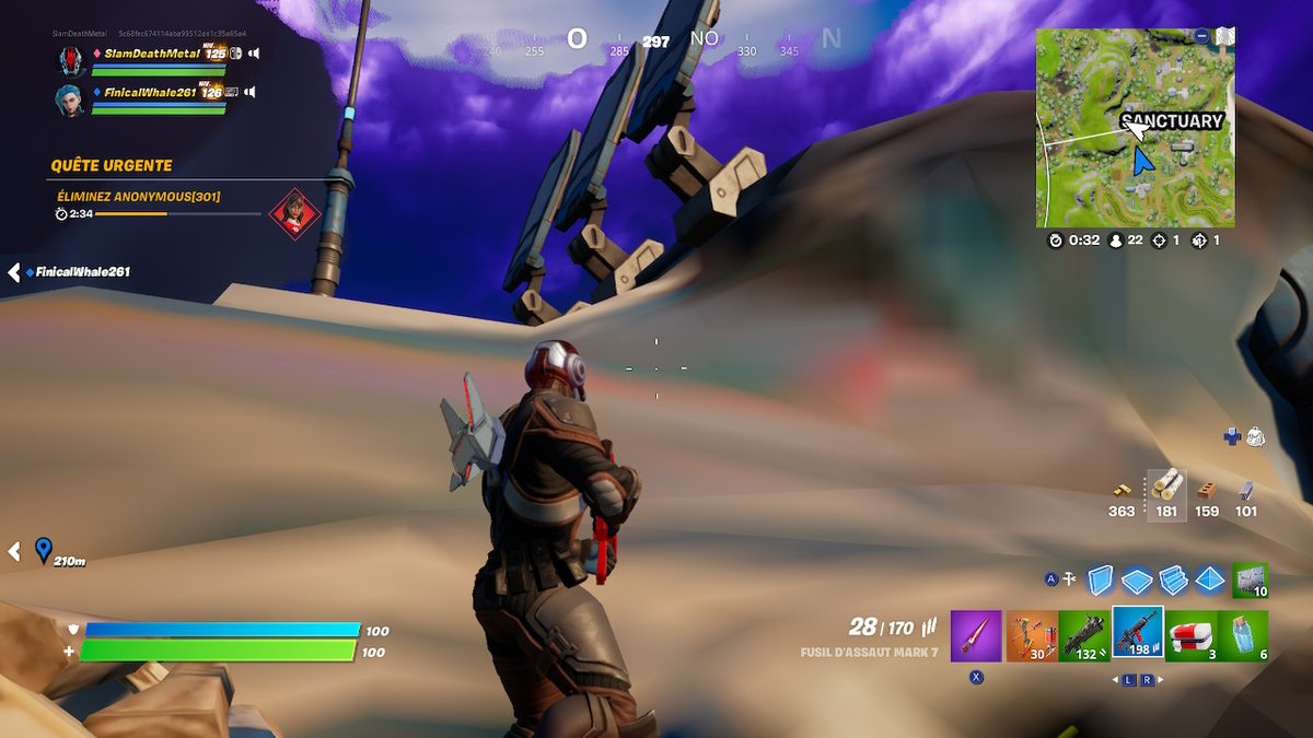 SaltyMetalhead's tweet photo. welcome to fortnite on switch ... we have lag spike and to deal with bug like this sometime #NintendoSwitch https://t.co/aCRyHmGwLr