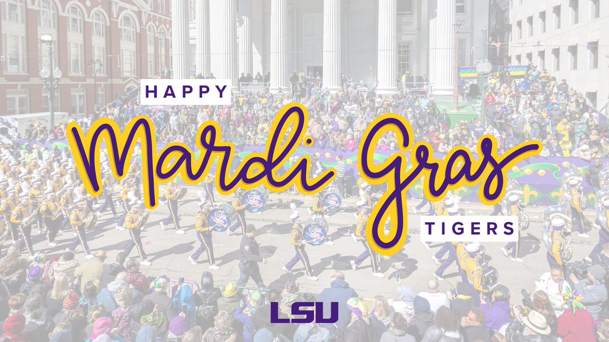 Laissez les bon temps rouler! 🎉💜💛💚