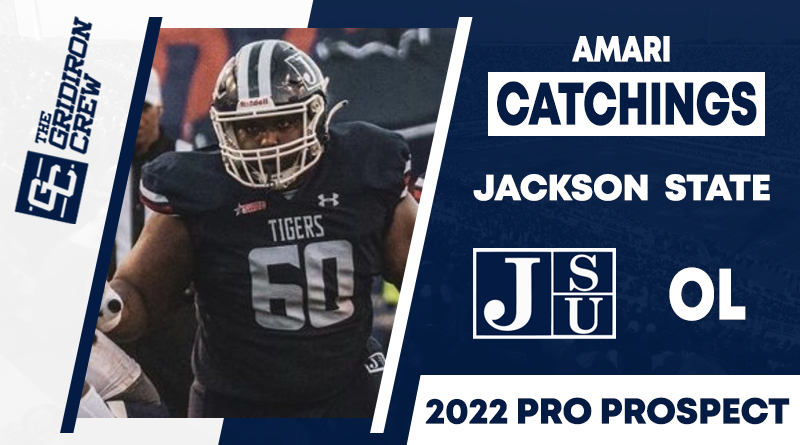 ⚠️ Attention Pro Scouts, Coaches, GMs, and Agents ⚠️

You need to look at 2022 Pro Prospect, Amari Catchings <a href="/Catch_60/">Amari Catchings</a>, an OL from <a href="/GoJSUTigersFB/">Jackson State Football</a>

#2022ProProspect #TGC #DraftTwitter #NFLDraft #ProFootball 🏈

👀 View our Interview: thegridironcrew.com/amari-catching…