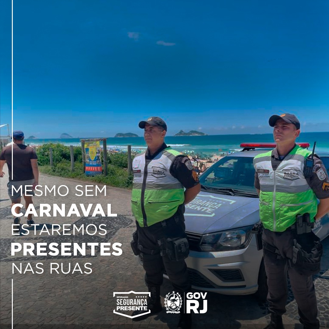 SegPresenteRJ's tweet photo. 👉🏻 O feriadão está chegando e o reforço no policiamento também! 

👮‍♂️ A Operação Segurança Presente irá reforçar o patrulhamento nas áreas de atuação durante o feriado para garantir a sua segurança! 

Contem com a gente! 👊🏻

#segurançapresente #patrulhamento #feriado https://t.co/ET2hnWwc71