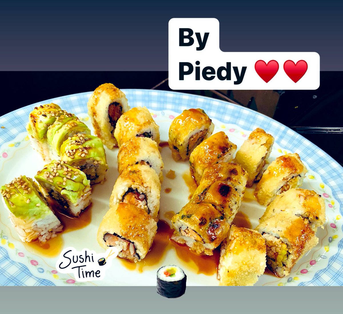 piedy_maria's tweet photo. #PlacerDeVida
A los tiempos vuelvo a preparar estos rollos 🍱 https://t.co/cX3NYsSmNb