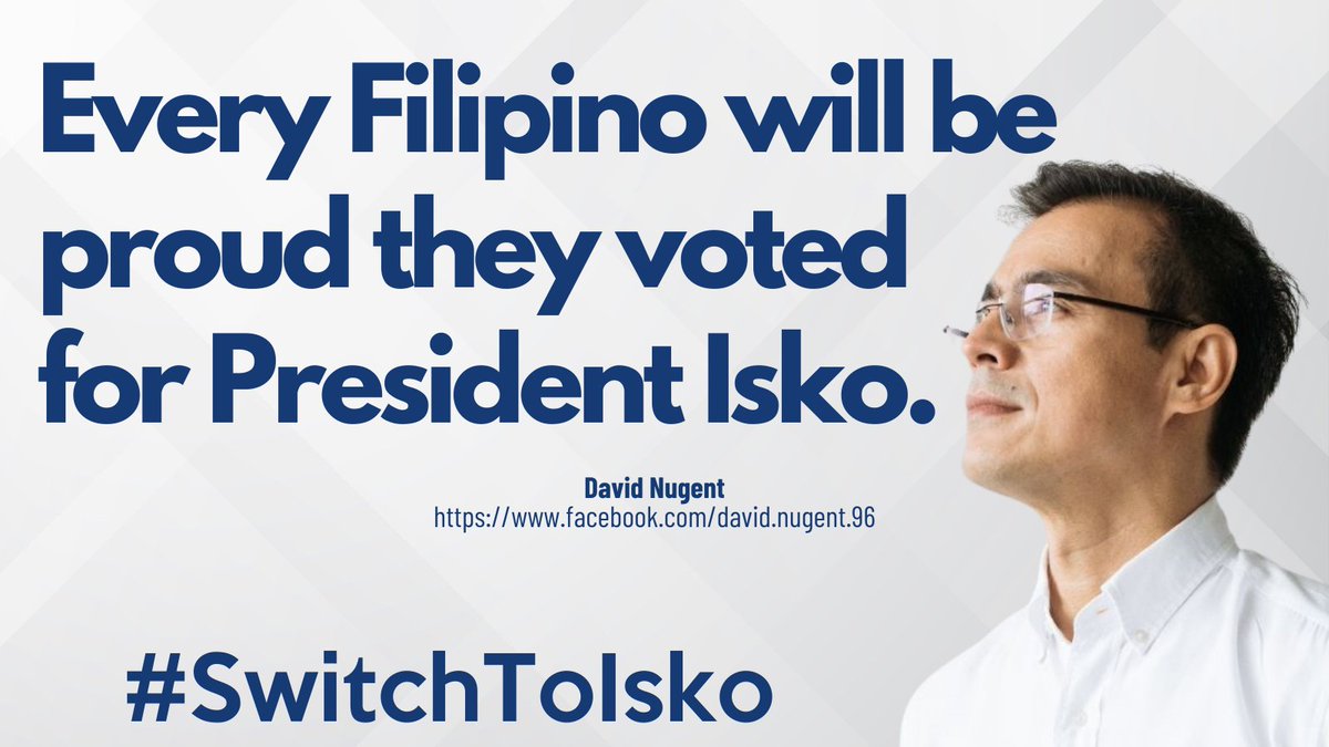 Isko2022's tweet photo. Wonderful post @iamdavenugent!
Please share! https://t.co/DuVpO7O0pcβ¦
#SwitchToIsko #GodFirstβπ https://t.co/5npXb4VyH9