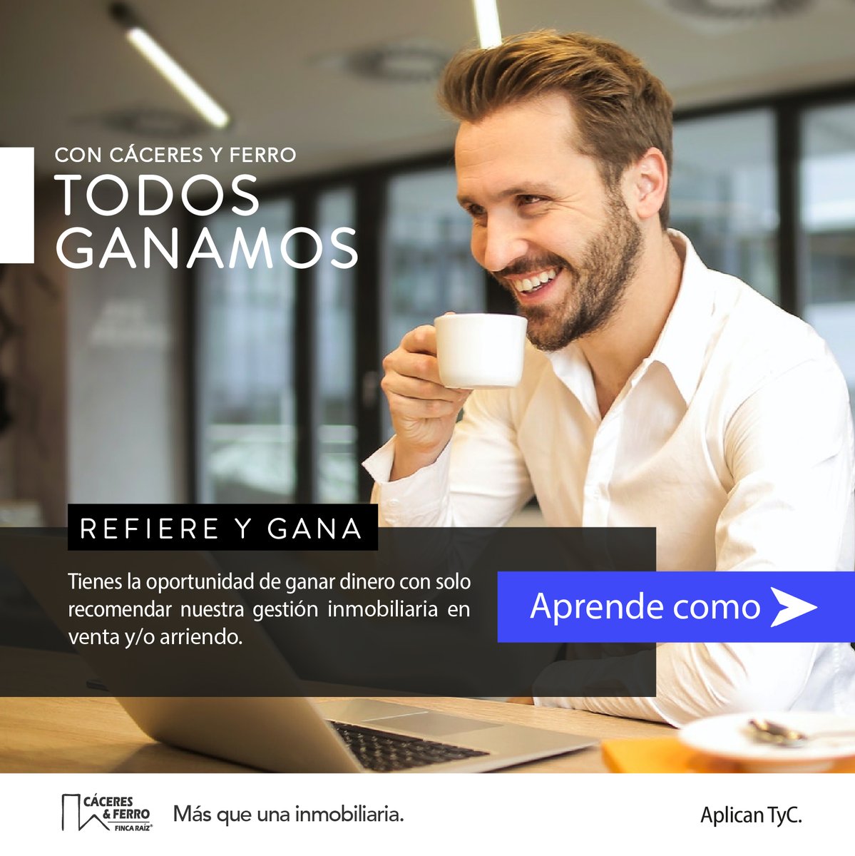 CaceresyFerro's tweet photo. ¡Con CyF todos ganamos! 🤑

Tienes la oportunidad de ganar dinero con solo recomendar nuestra gestión inmobiliaria.

Refiere ahora y gana:👇👇👇
https://t.co/v1wanOdEmv

#inmuebles #bienesraices #inmobiliaria https://t.co/tJNkUg2xB2