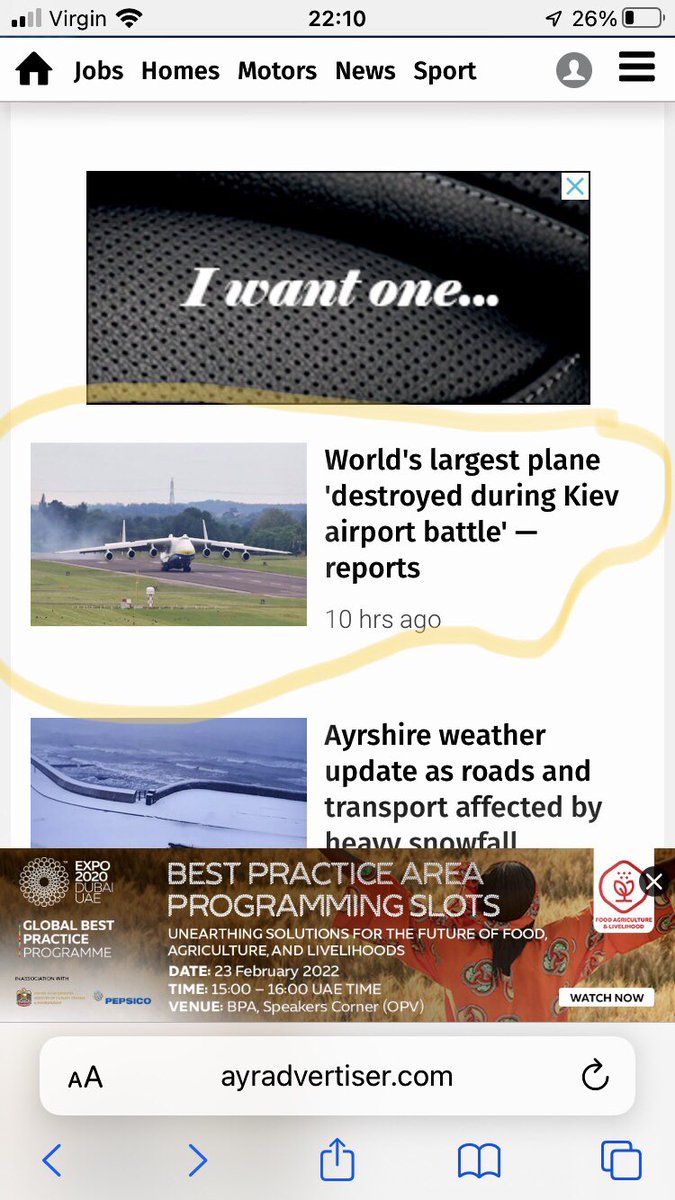 RJM9876's tweet photo. @ayradvertiser how embarrassing! Can’t even get the spelling correct of a country in desperate need. Sums the paper up tbh! Shocking…. https://t.co/8pvLTj3UgA