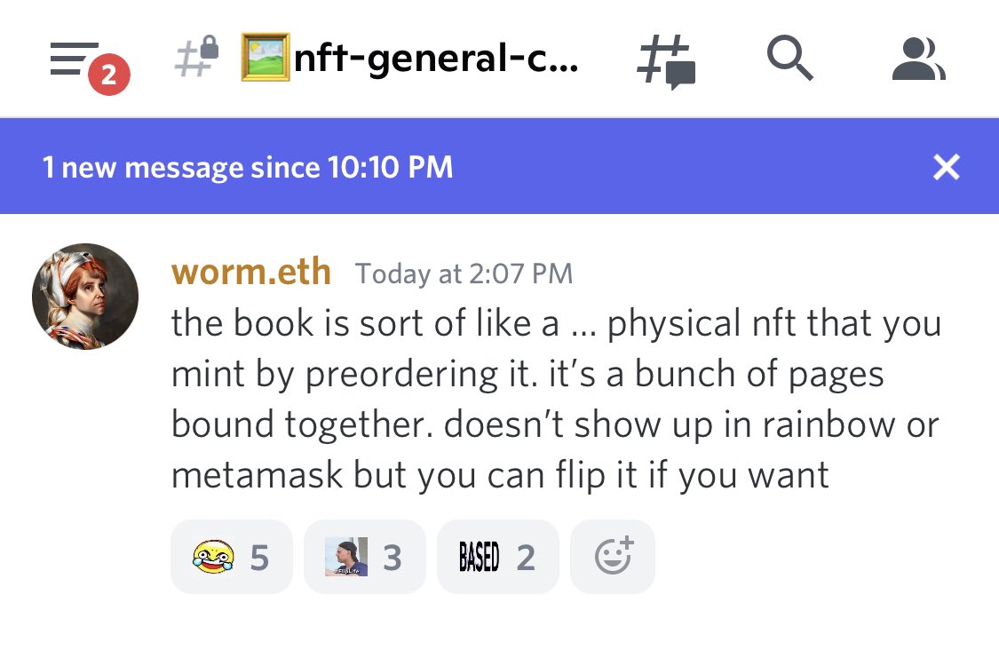 having a blast explaining what a book is to <a href="/FWBtweets/">Friends With Benefits</a> nft general