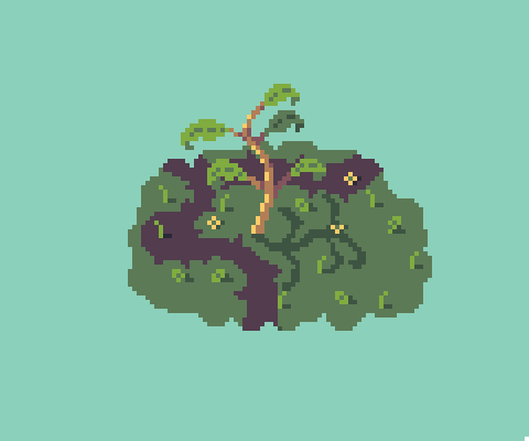 LearnerPixel's tweet image. I am like this sapling, seeking #growth in #pixelart from #pixel_dailies