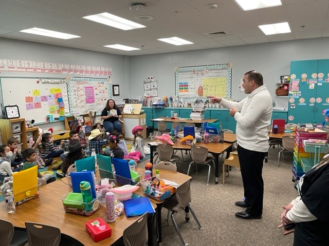 Dr. G Visits Me - This week, Dr. Gregorski visited <a href="/RAEinKaty/">Alexander Elementary</a> and <a href="/BeckJuniorHigh/">Beck Junior High</a>. He even got to be a surprise guest for a parent Zoom call! It was a fun way to spend the morning!