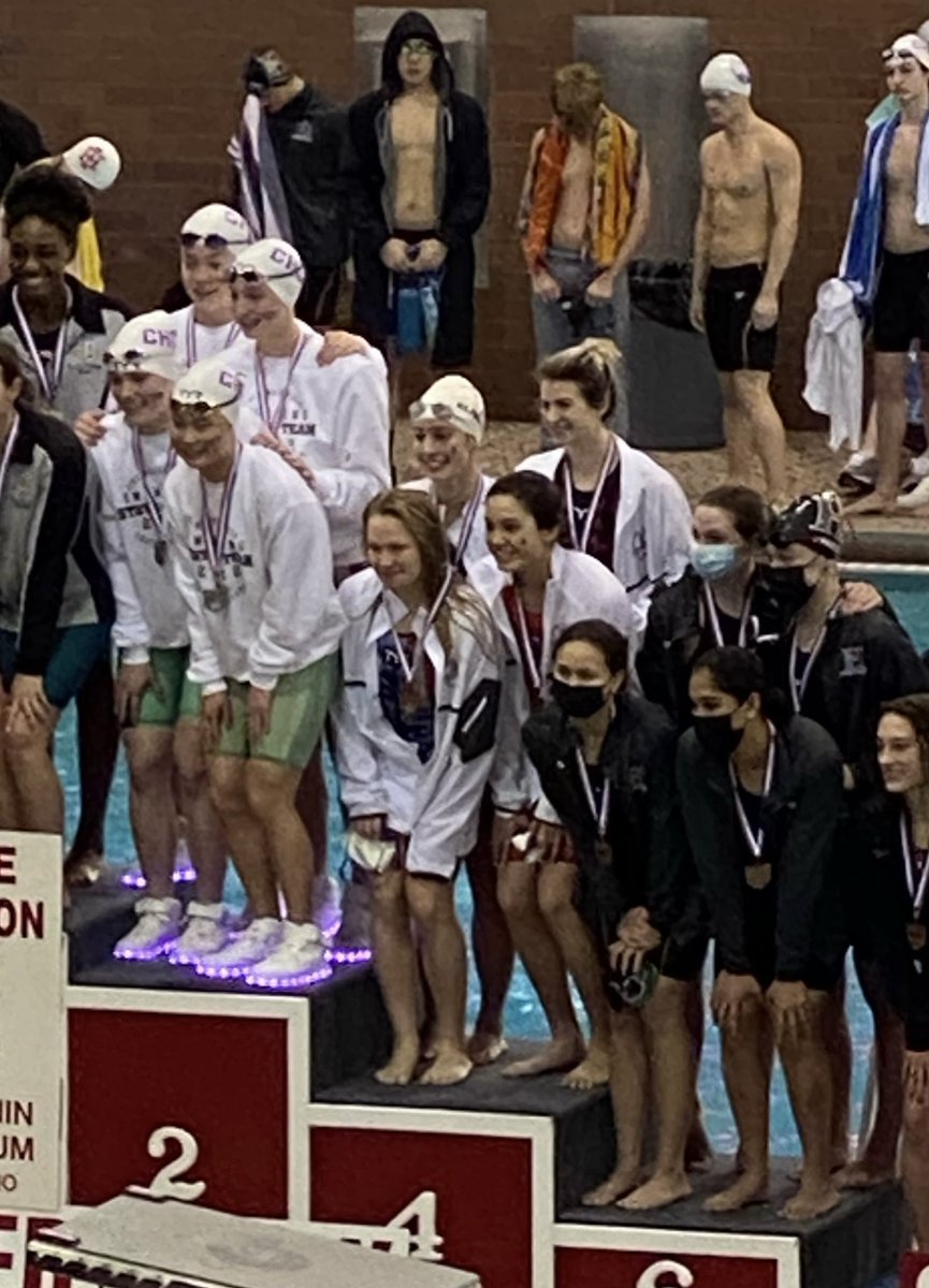 ca_aquavikes's tweet photo. Girls 200 medley relay finishes 4th at state championship finals, missing the school record by only 0.05 seconds. Congratulations to Mary Kate Prall, Emma Yakam, Lauren Klinefelter, and Olivia Lewis. @AcademyVikings https://t.co/bQ2qjj0Sq1