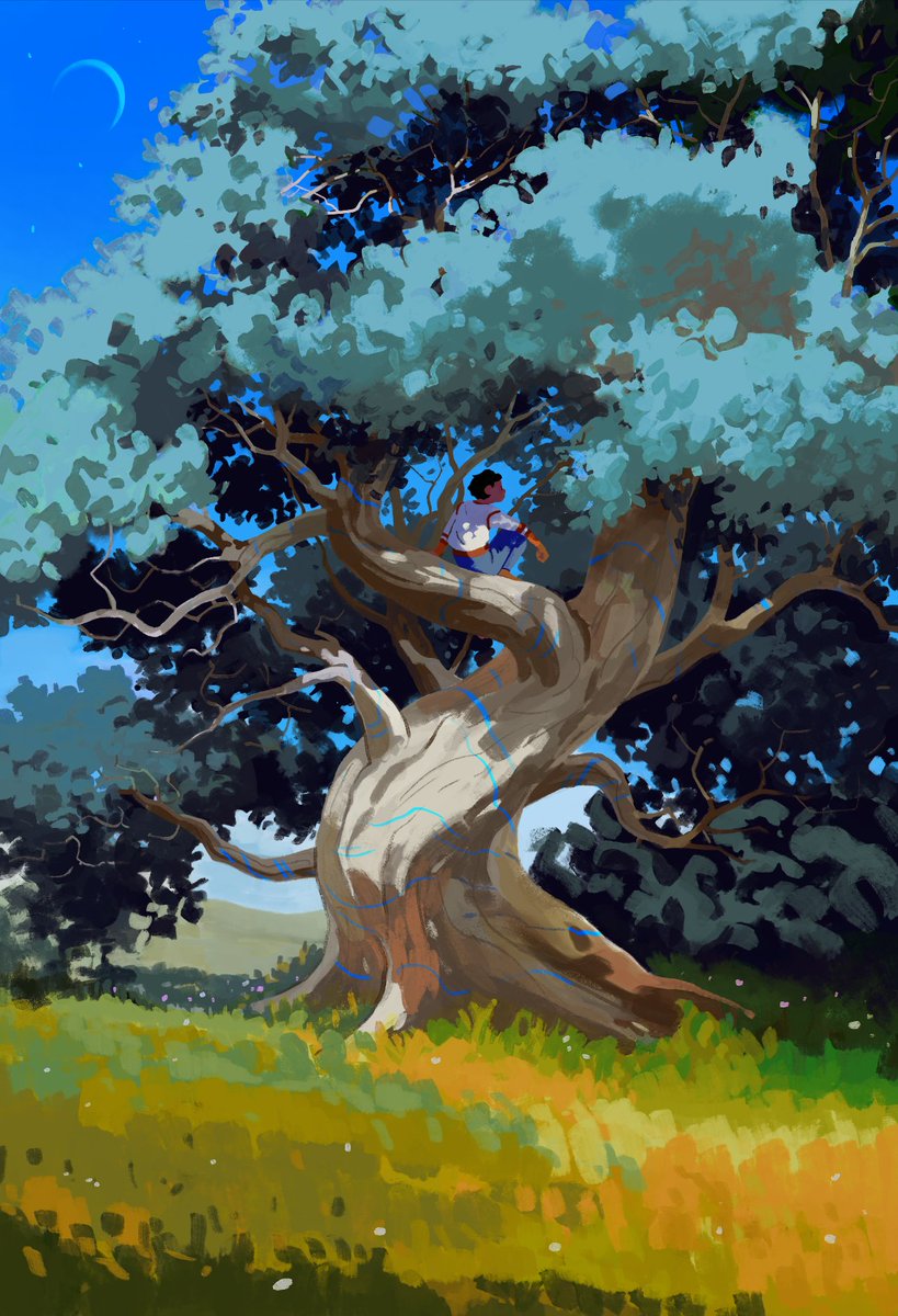 rebeccamock's tweet photo. Poe and the Force Tree
( a gift for @leupagus ) https://t.co/fslcoO0Exy