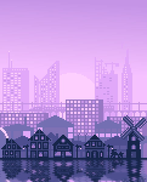 zariloc's tweet photo. I painted this picture as a symbol for the missing coziness of modern cities and it's process to it. [...] Nothing warm, nothing special [...]  There is no more time to rest [...] 

#pixelart | #opensea | #aseprite | #NFTCommunity 

https://t.co/1nha8IkyQe https://t.co/sYq17geWfX
