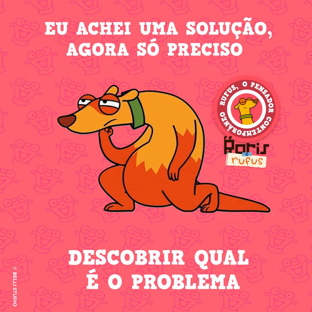 boriserufus's tweet photo. Muitos pensamentos nesse início de ano 🤣Mas não esquece de anotar a solução, vai que uma hora o problema chega ⏱ https://t.co/AOdzxVs1Sz