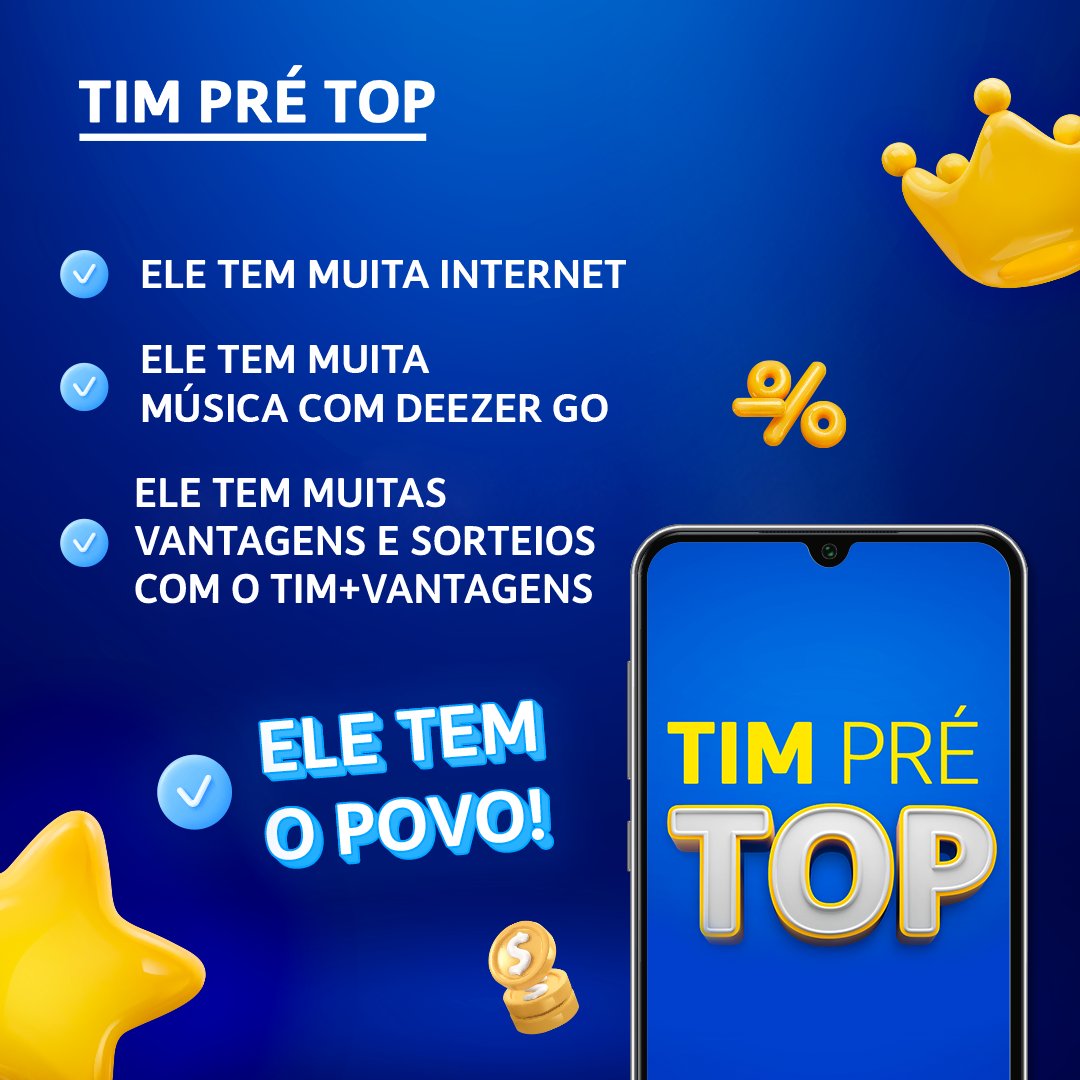 TIM PRÉ TOP ANÁLISE NOVIDADES DO PLANO