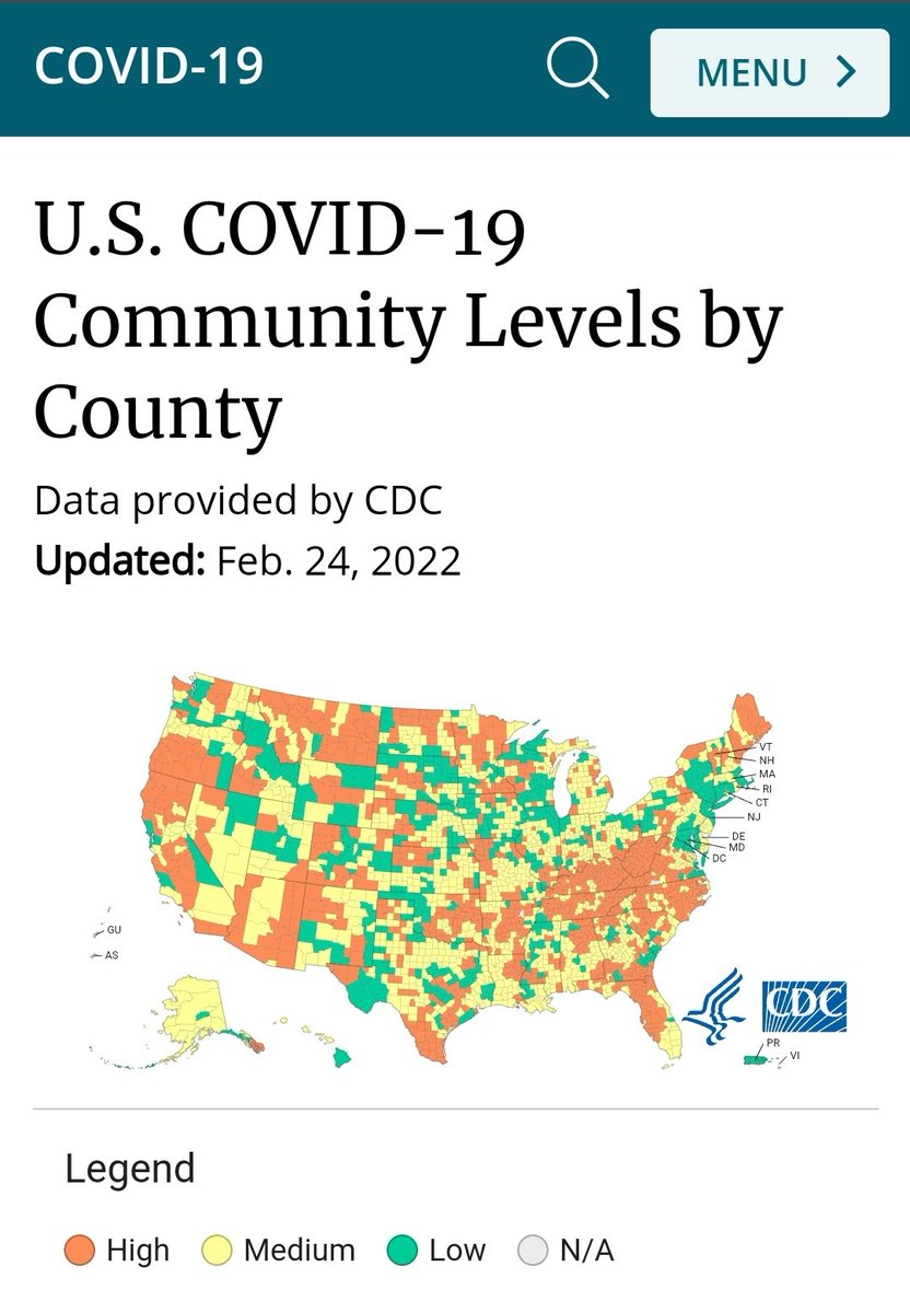 sleepyknave's tweet image. So CDC updated their community transmission map to look less awful. Bad enough.

But look...

CDC public facing site:
cdc.gov/coronavirus/20…

vs

CDC National Environmental Public Health Tracking Network:
ephtracking.cdc.gov/DataExplorer/

Screenshots taken within 5 minutes of each other.