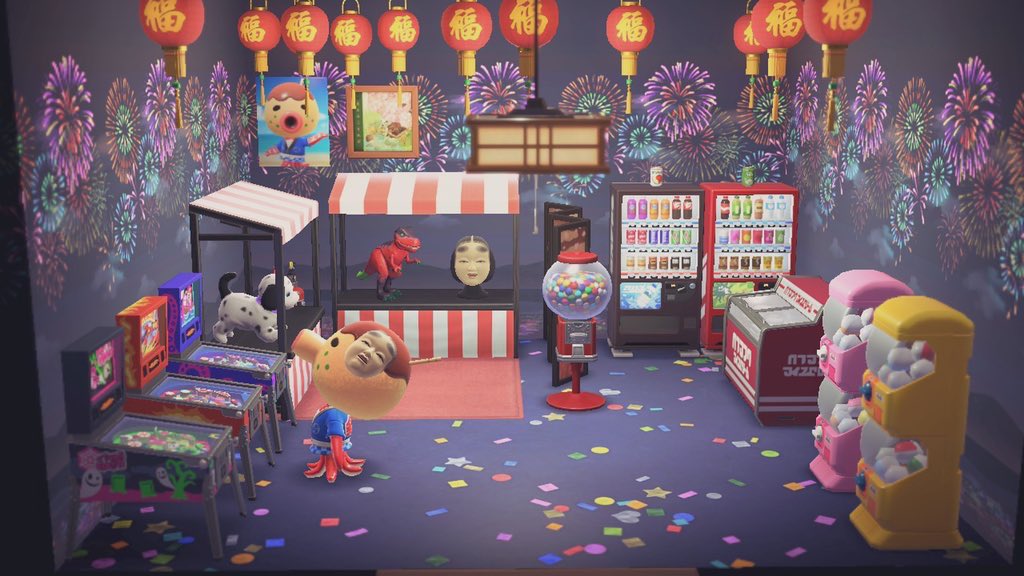 cloverr_acnh's tweet image. Zucker asked for a Festival grounds style vacation home n this is what I came up with :3

#hhpdlc #ACNH #ACNHDesigns