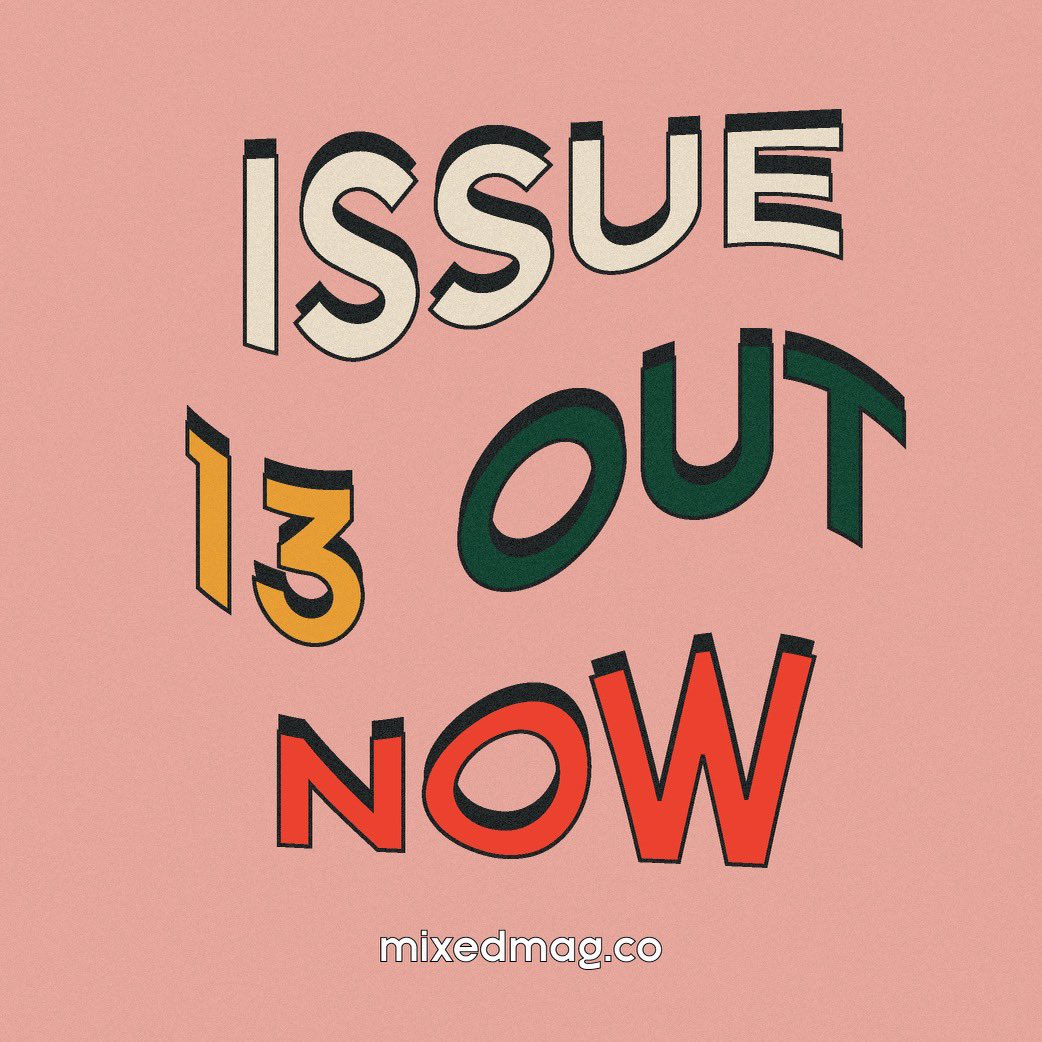 MixedMag's tweet image. Issue 13 is out! This is a special one… curated by our incredible team of both new &amp;amp; seasoned editors. Check it out MixedMag.co/explore