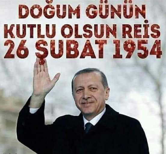 Dūnya Lideri Ömrün Uzun Olsun REİS #İyikiDogdunREİS #CumhurunReisi68Yaşında @RTErdogan