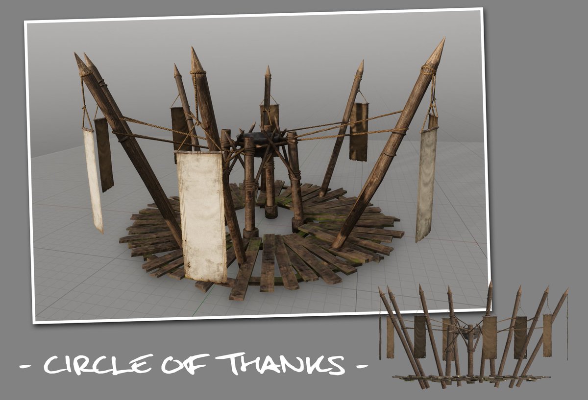 asghaard's tweet photo. Focus on : The Circle of Thanks https://t.co/TYsF9O1hco 

#conanexiles #conanexilesgame #conanexilesmodding https://t.co/WZA9DHM78u