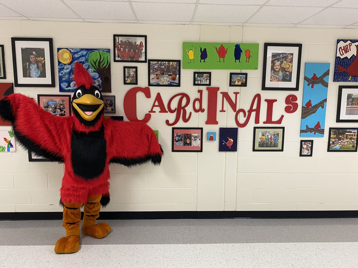 sanders_CLES's tweet photo. We are excited to announce that Crimson got a makeover!  His feathers have never looked better @CLESCardinals @fcboe https://t.co/mau7jpxcH2