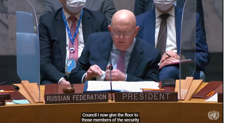 NoticiasONU's tweet photo. @AlMissionUN 🔴 URGENTE. #Rusia veta la resolución de condena de la ofensiva militar en #Ucrania https://t.co/szjXnPsiXT