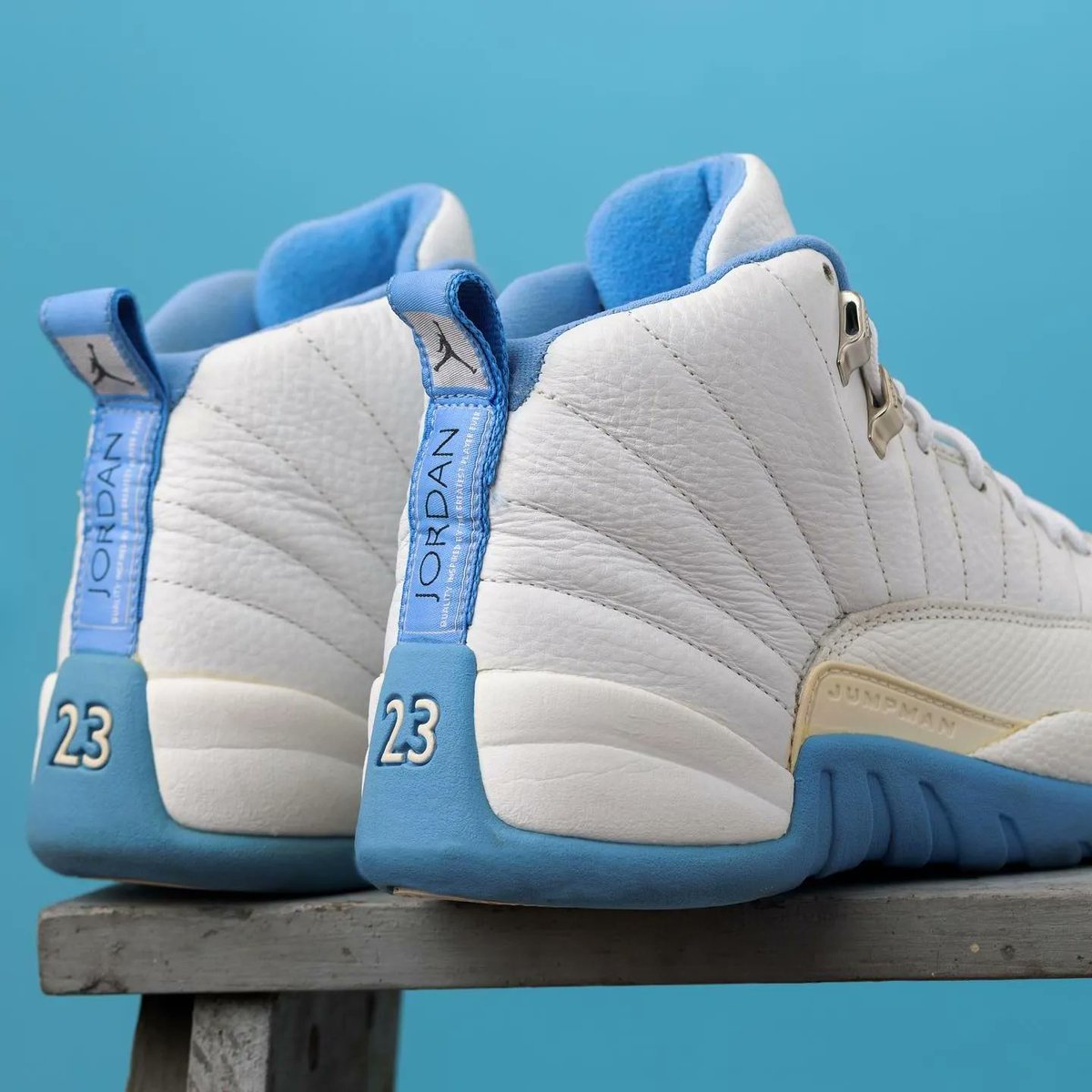 SneakerNews's tweet photo. Should @Jumpman23 release the Air Jordan 12 '@carmeloanthony' this year? https://t.co/JQ7CuveQbl