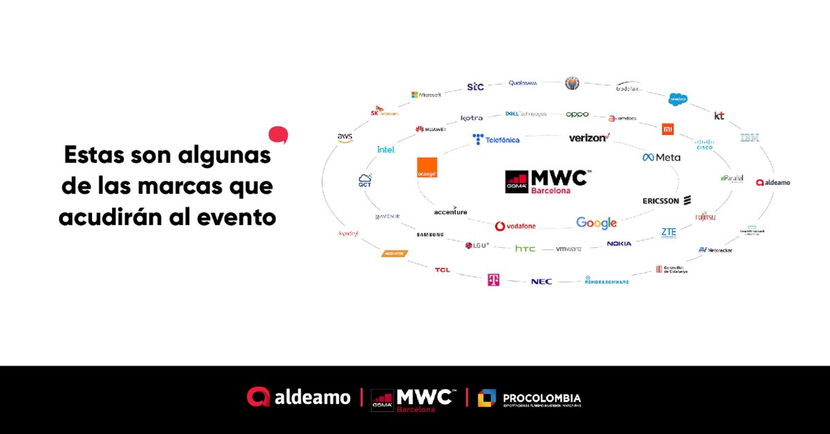 Aldeamo's tweet photo. En Aldeamo 💥 Conectamos empresas con sus audiencias.

#Tech #Mobile #Cybersecurity #IA #Internetofthethings #Barcelona #MWC22 Alfredo Angel https://t.co/VihkpuhDgA