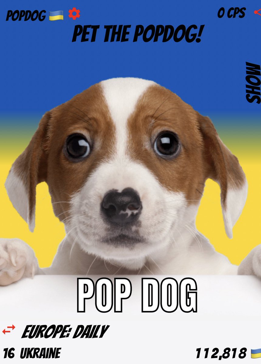 Pop dog