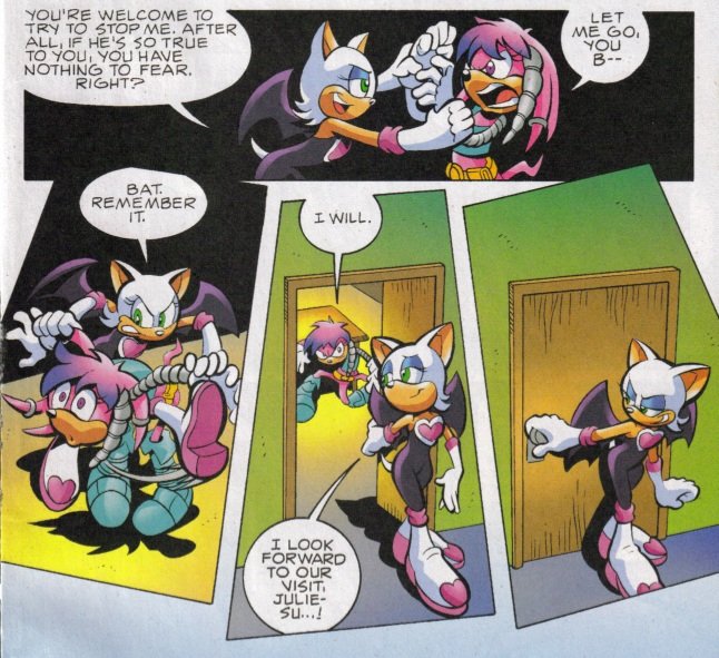 Semi Frequent Sonic Facts 🔫 on X: In Archie #165, Rouge very