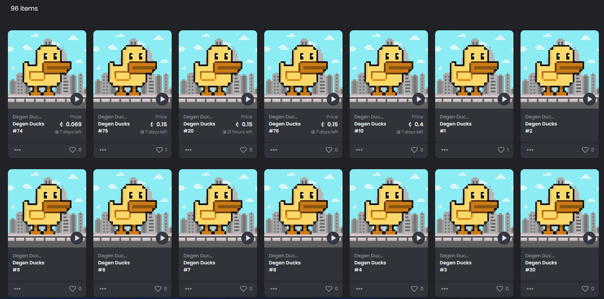 Congratulations to everyone that's already minted! 🎉

Minting has been moving very smoothly and we're so excited to see some proud new Duck owners!

There is 3 hours left in the Free Mint period then we'll be moving over to <a href="/Ducklist/">Duck List</a> 

#NFT #NFT #FREEMINT #NFTGiveaway