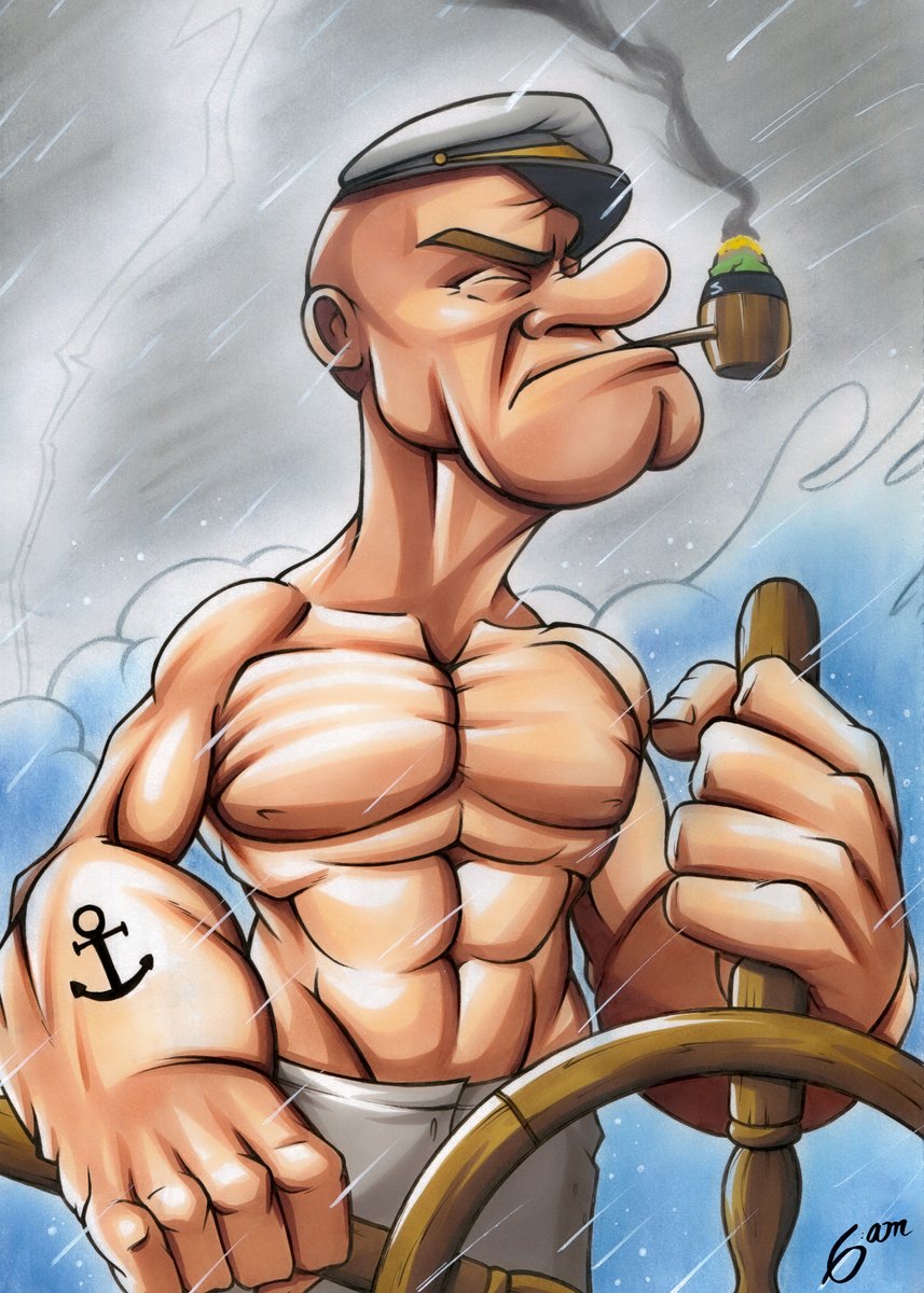 6AM_Art's tweet photo. 🎵Heeee's Popeye the Sailor Man!! Toot Toot!!⚓️
@cryptopeye already grabbed it! Thanks so much! ♥️
#6AMcrew #algofam #AlgoNFTs https://t.co/eNN5cvHxyY