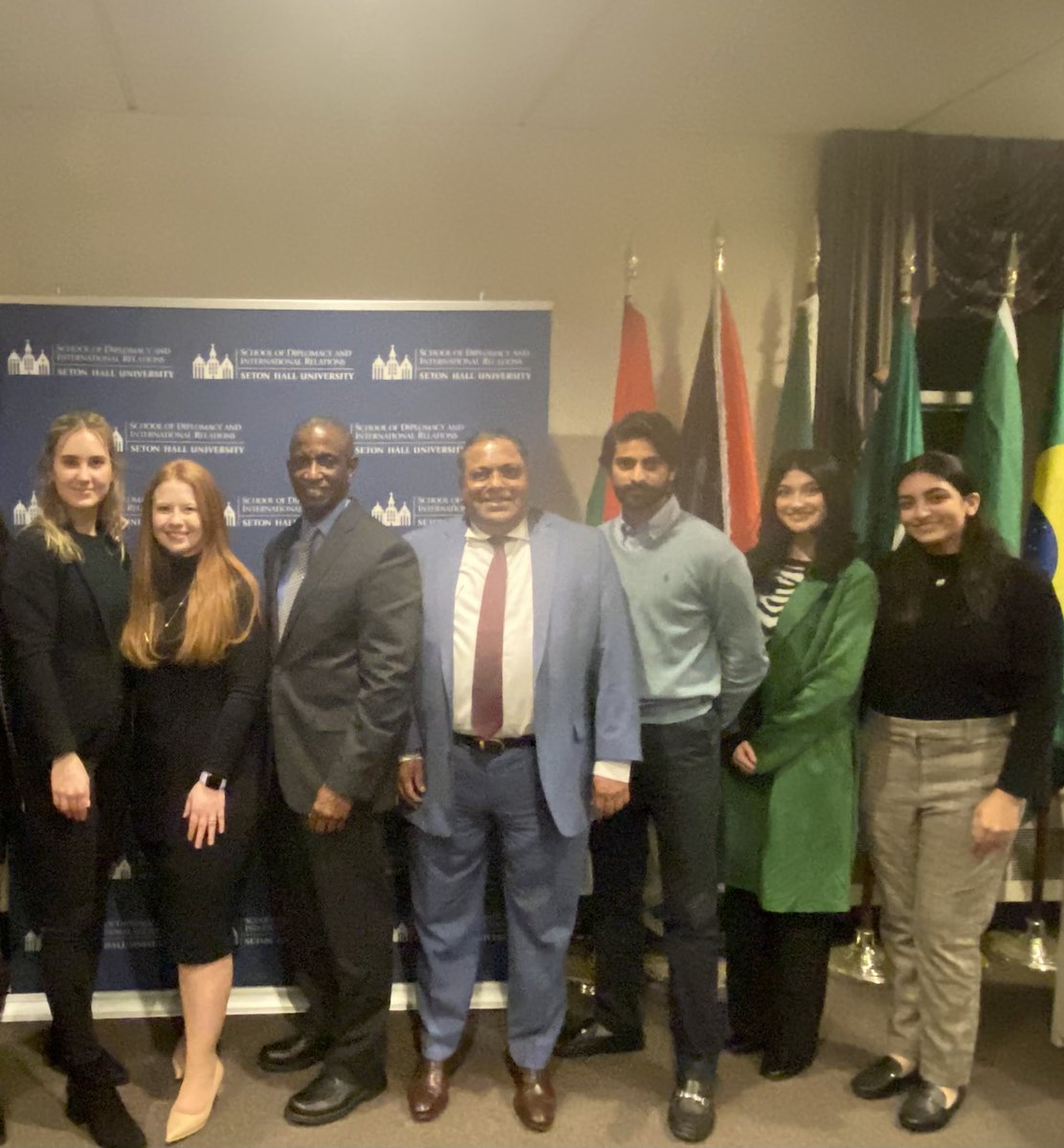 ilsshu's tweet photo. In the midst of the fast-moving conflict in Ukraine, we are pleased to have been able to work with @SHU_GDC to provide a talk on the issue. We would like to thank Rear Admiral Norman Hayes for presenting his insights on the recent illegal war in Ukraine and the path forward. https://t.co/yHP1RWXiAc