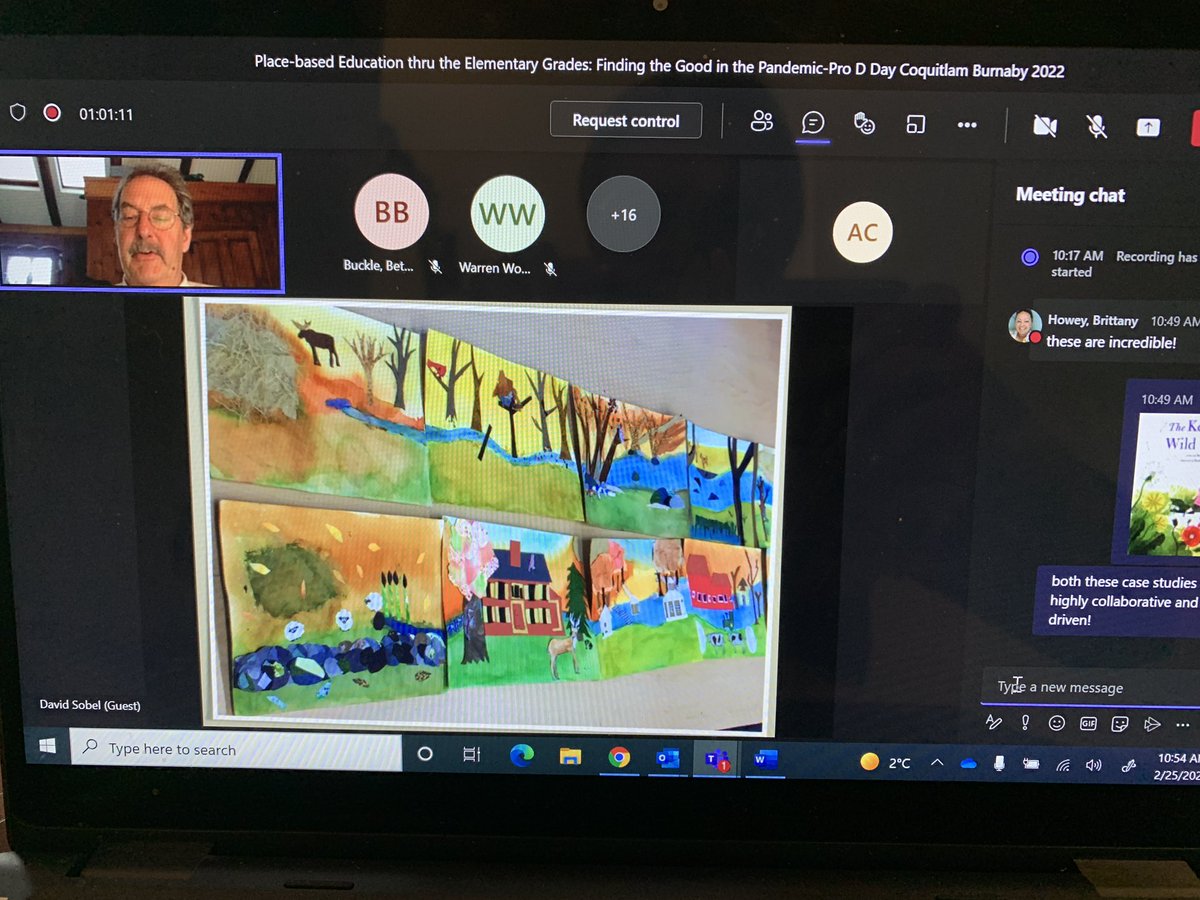 Thank you David Sobel and to all our participants from @sd43 <a href="/ctapd/">ctapd</a> <a href="/burnabyschools/">Burnaby Schools</a>  for an awesome day of learning! Mapping our watersheds, student designed field guides, SEL learning and so much more! #outdoorlearning