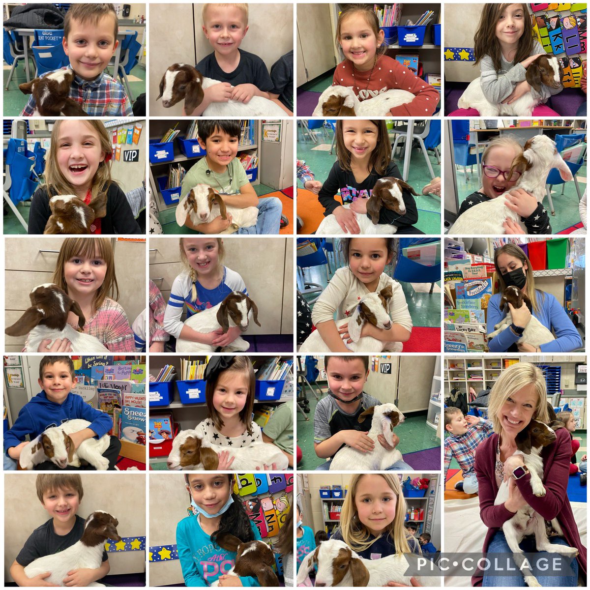 We had two special baby visitors today 🐐 <a href="/JonestownElem/">Jonestown Elementary</a>