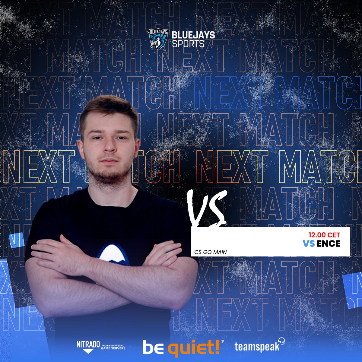 [CSGO Main]
Good morning, ladies &amp; gentlemen. Are you ready for amazing Counterstrike action? Today we will face <a href="/ENCE/">ENCE</a> in the <a href="/PinnacleEsports/">Pinnacle Esports</a> Winter Series 2 semi-final at 12:00 cet. Support and push us to the Grand Final! #feelblue

⌚️12:00 cet
📺twitch.tv/cct_en